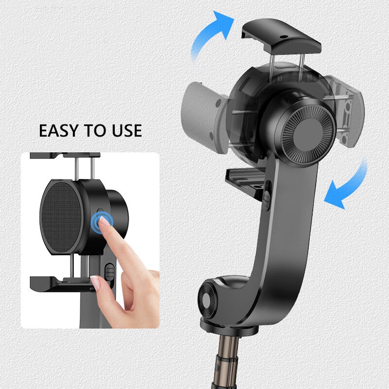 S1 Handheld Gimbal Stabilizer Universele Smartphone Draadloze Bluetooth Statief 3 In1 Selfie Stick Voor Telefoon Vlog Livestreaming