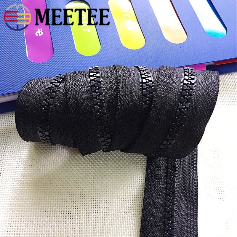 5/8Meter Meetee NO.5 # Open-End Hars Rits Voor Naaien Zak Zip Jassen Jas Down ritsen Diy Kledingstuk Accessoires: 8meters