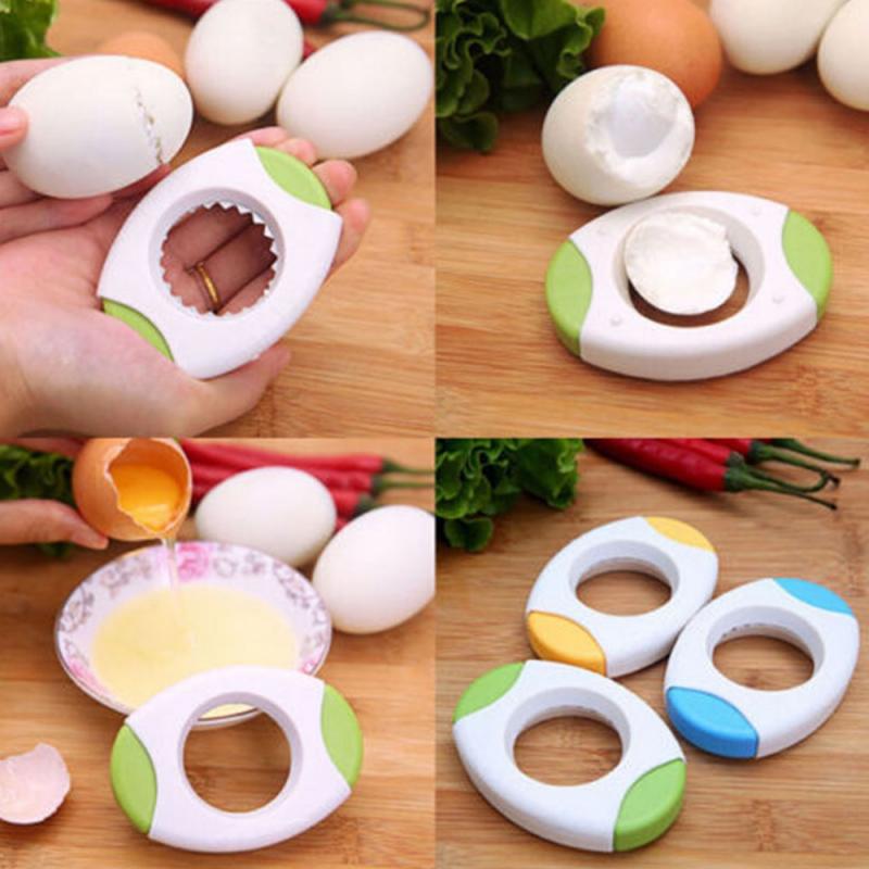 1Pcs Ei Opener Gekookt Ei Shell Topper Cutter Opener Multifunctionele Roestvrij Staal Ei Opener Thuis Keuken Ei Opener Tool