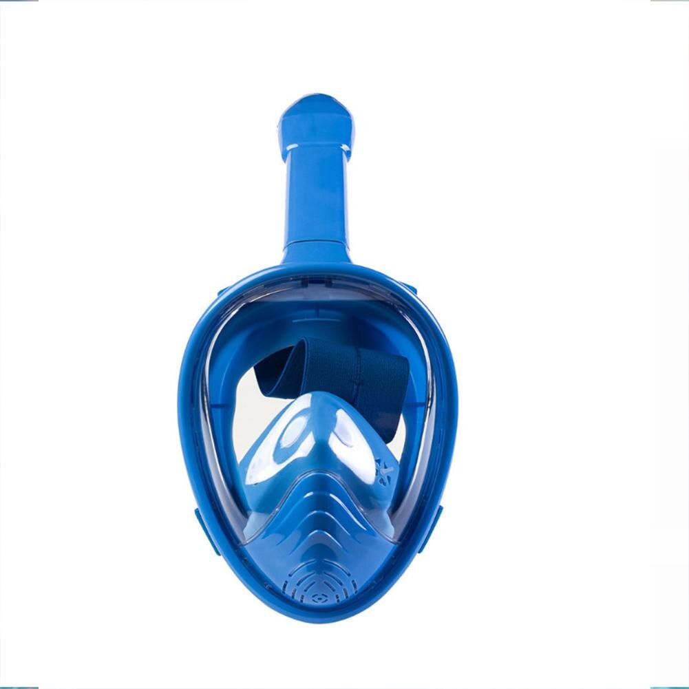 Full Face Diving Mask Scuba Anti-fogging Underwater Snorkeling Respiratory Safe Snorkel Scuba Mask Swimming Gear Swim Equipment: blue