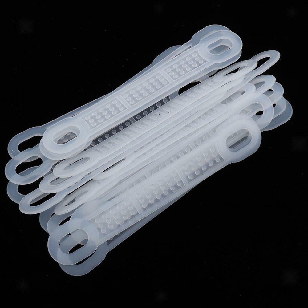 100pcs Silicone Clothes Hanger Grips Anti-Slip Clothes Hanger Non Slip Strip for Men Women Clothes Accessory