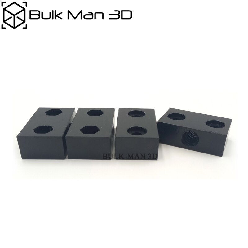 3D Printer POM ACME Nut Block for 8mm Metric Acme Lead Screw 8mm Thread Rod Trapezoidal Metric Acme Tap T8
