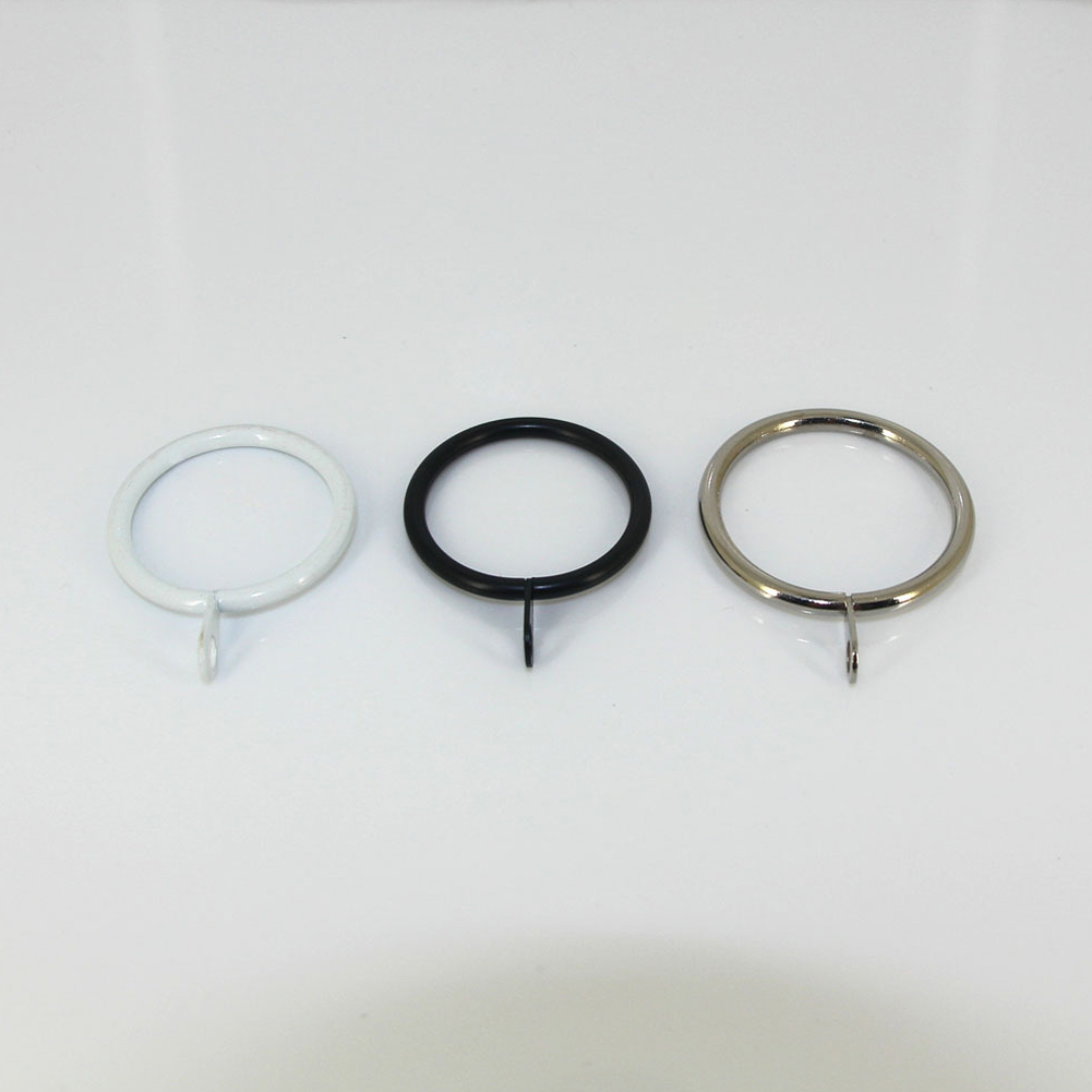 12/24pcs Metal Curtain Rings Hanging Hooks For Hold Curtains Draperies Shower Curtain French Curtain Home Improvement Tools