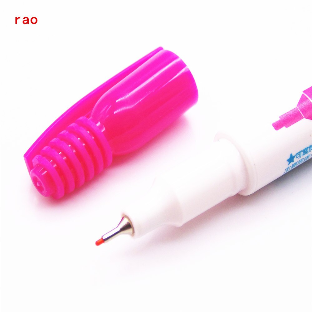 Stylo marqueur Extra fin à Base d'alcool, 0.5 Mm, 11 couleurs, encre pour Film/bois/tissu/métal/verre: Pink