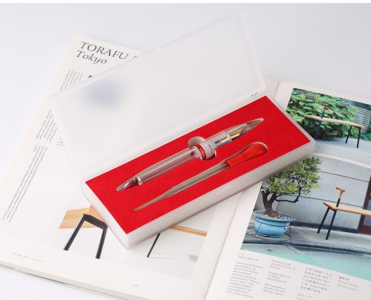 Moonman M2 Transparent Fountain Pen EF NIb A 1.1MM Nib Stationery Office school supplies penna stilografica