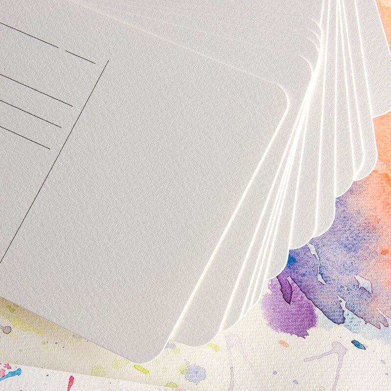 Round Watercolor Paper Pad 300g/m2 Thicker Papel Acuarela Transfer Watercolour Aquarel Paper Block Art Supplies Stationery