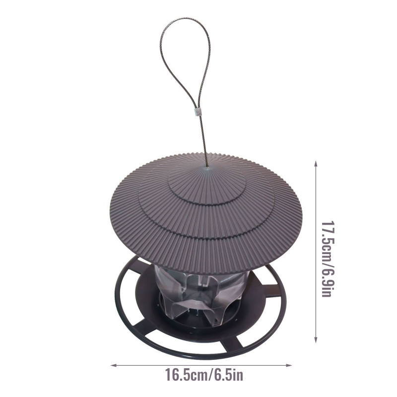 Outdoor Bird Feeder Hanging Wild Bird Feeders for Outside Squirrel Proof Large Capacity Bird Feeders Suitable for Most Birdseeds