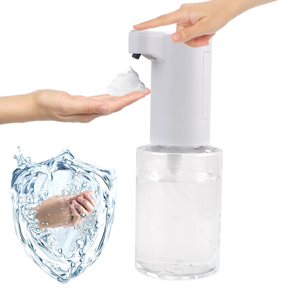 Smart Sensor Handwasmachine Zeepdispenser Automatische Zeepdispenser Touchless Schuim Vloeistof Dispenser 350 Ml Voor Keuken Badkamer