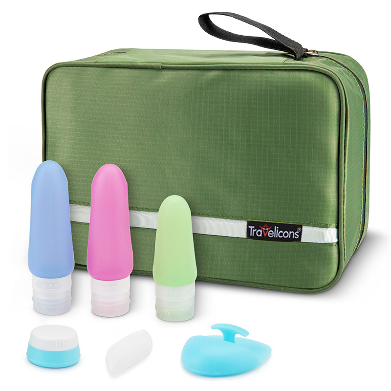 Hanging Travel Toiletry Bag for Men Women Bathroom Shower Makeup Beauty Cosmetic Organizer Case Kit Leak Proof Necessaries Pouch