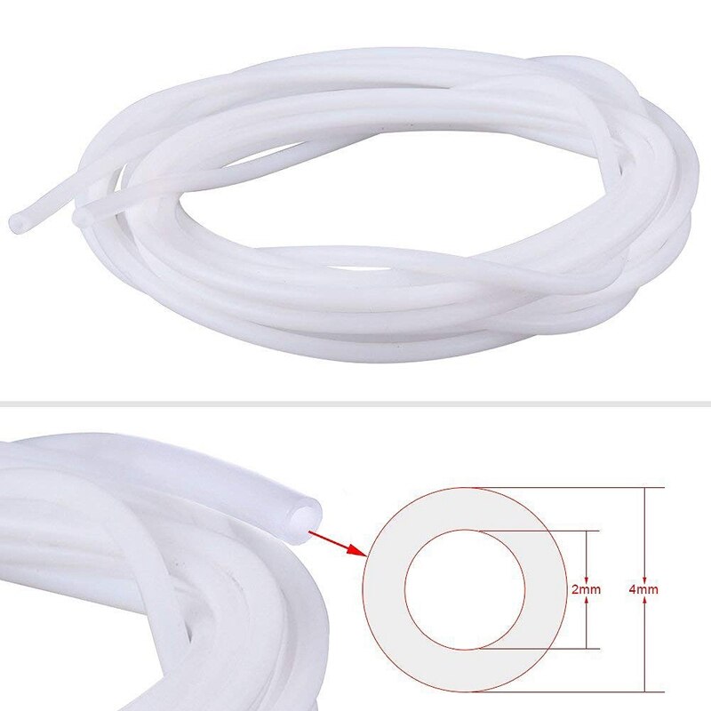 2 stück Ptfe Teflon Rohr (2 Meter) + 4 stück Pc4-M6 Schnelle Montage + 4 Stück Pc4-M10 Gerade Pneumatische passend zu drücken Zu con