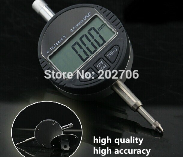 0-12.7mm/0.5" x0.01mm digital indicator digital dial indicator electronic dial indicator indicator dial digital dial gauge