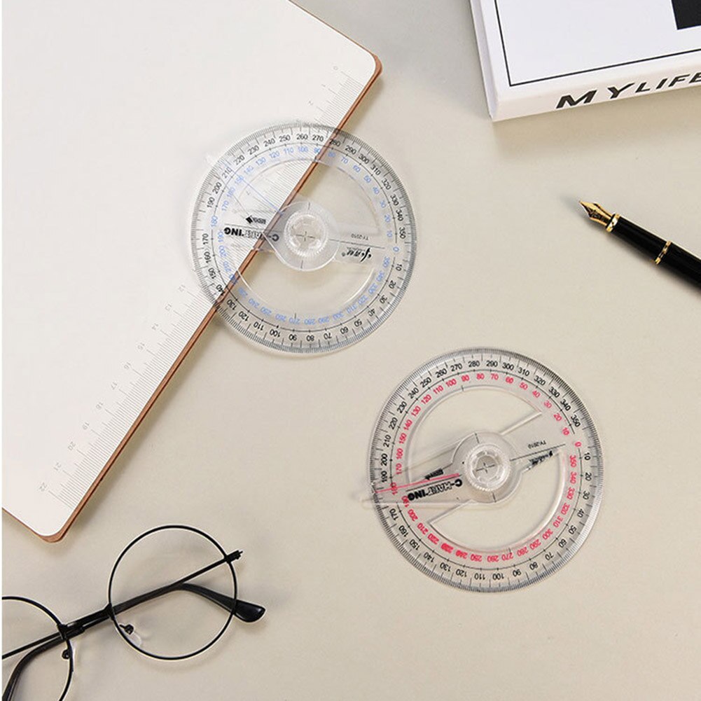 Woodworking Gadget Depth Measurement Measure Arm Ruler Gauge Tool Angle Engineer 360 Degree Protractor Angle Finder