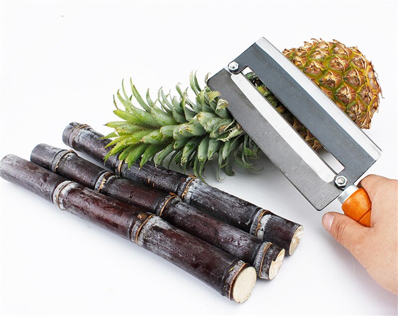 Sharp Sugarcane Cane knives pineapple peeler knife stainless steel large cane artifact planing tool peel fruit Paring knife