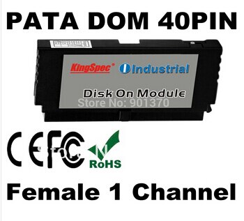 L 40PIN PATA IDE DOM Disk Female Vertical Disk On Module 1-Channels MLC 32GB For CNC, Industrial equipment, Network PC, Gaming