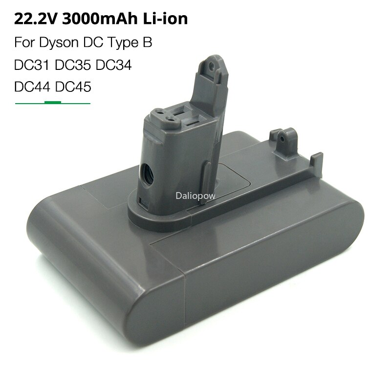 Ladattava li-ion-imurin akku dyson  v6 v7 v8 v10 -sarjaan  dc59 dc62 sv03 sv05 sv06 sv09 sv12 dc31 dc34 dc35 dc45