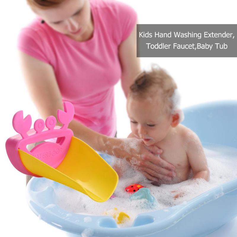 Bathroom Faucet Extender Cute Cartoon Baby hand-washing device Children's Guide sink Faucet extension Bathroom Accessories