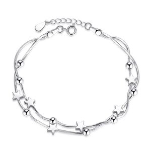 NEHZY-sello de plata S925 para mujer, joyería de a la , pulsera cuadrada de pentculo, Simple, Original, Retro, viento fino: 1000