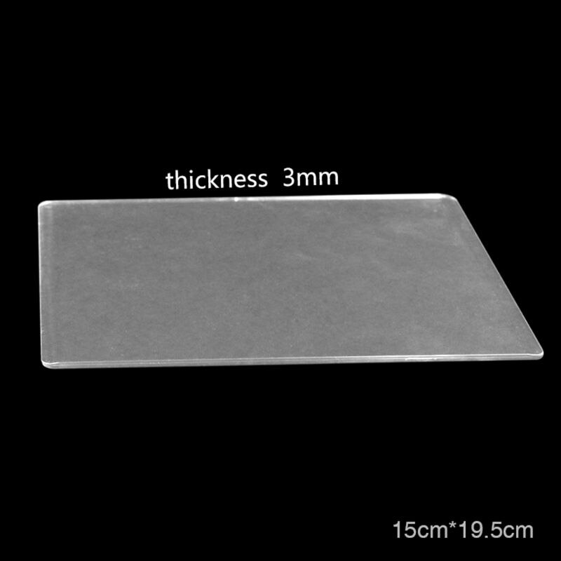 Diy scrapbooking udstanset maskine plade 3mm/5mm udstansning prægning maskine plade udskiftning pad