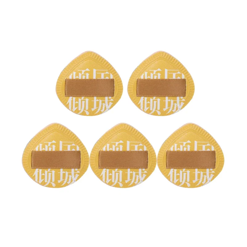 Finger Mini Puff Cosmetic Cushion Puff Concealer Foundation Detail Puffs Finger Puff Set Makeup Sponge Beauty Tools: Pink