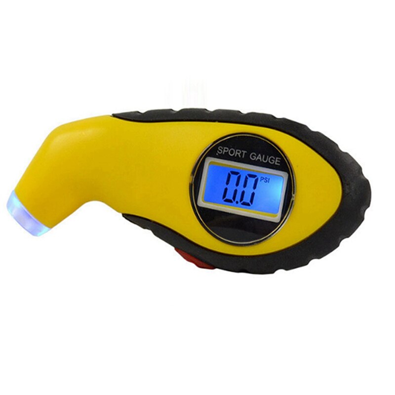 Medidor de pressão do pneu digital, testador de pressão do pneu digital com tela lcd, manômetro, barômetro, para carros, caminhões, motos, bicicletas