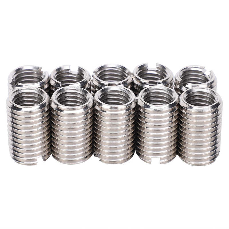 Thread Inserts Stainless Steel Thread Reducing Nut Effective Male Female Thread Reducing Nut for Automobiles Steam Turbines
