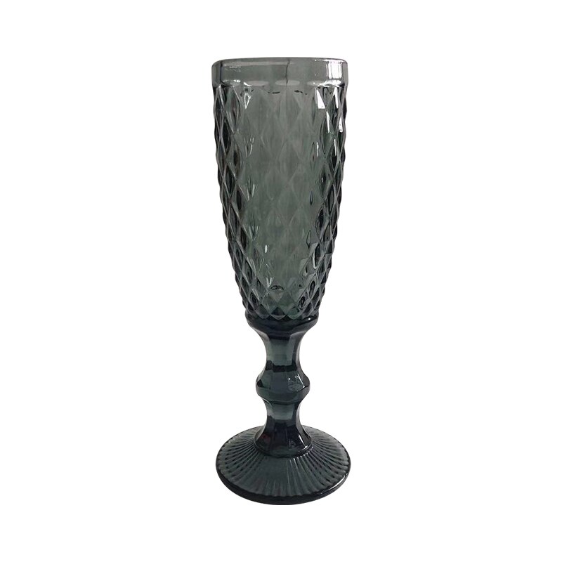 Farbige Gravur Glas Tasse Pint Glas Wein Champagner Flözehn Coupés Klassische Linderung Tasse Hohe Stehen Keine Blei: Y