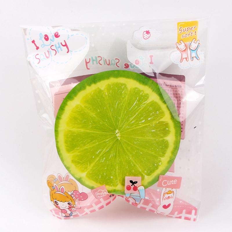 Decompression toys Super Big Giant Fruit Kawaii Squishy 10CM Jumbo Cute Half Fruit Slow Rising Soft Squeeze Scented Decor Toy