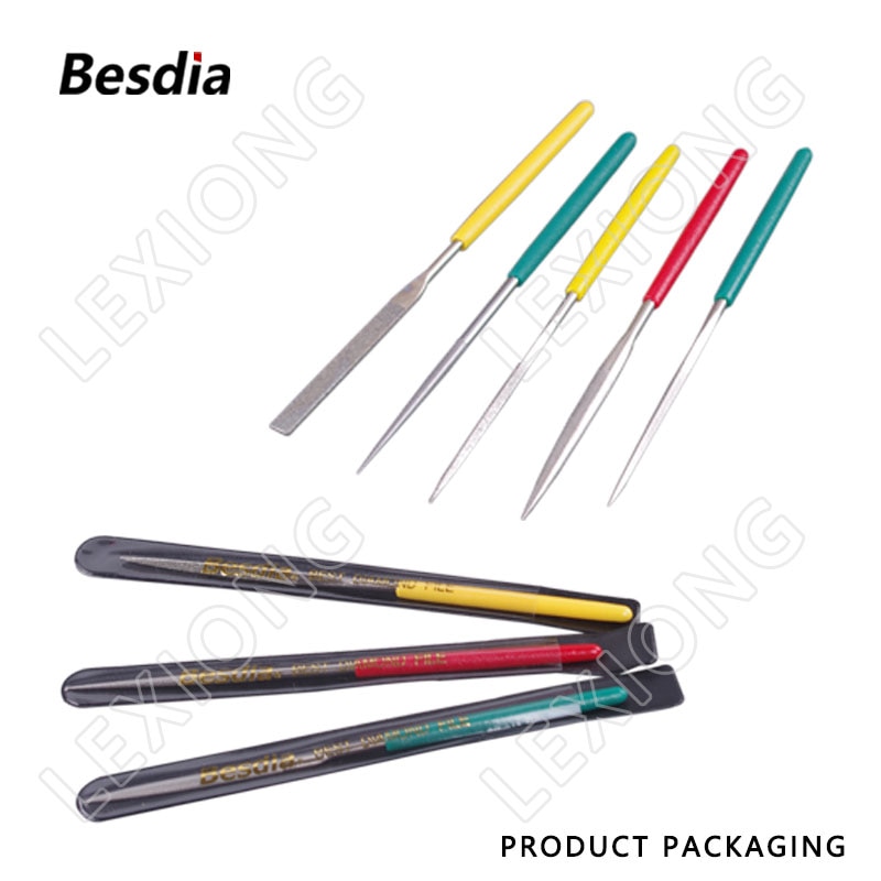 TAIWAN Besdia Diamond Needle Files Thin Flat Type Ultrathin Carborundum Alloy Files