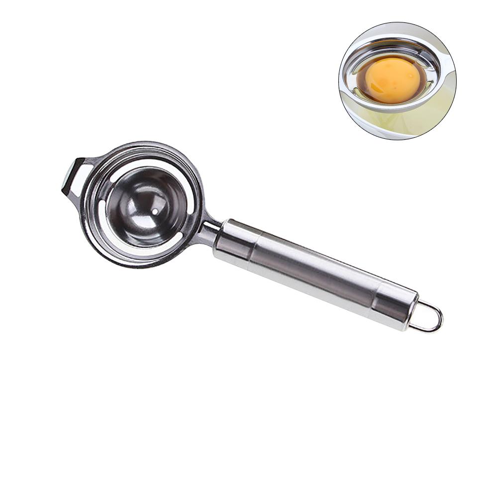 Egg White Separator Egg Yolk Separator Egg Filter Stainless Steel Kitchen Gadget Egg Separator #SO