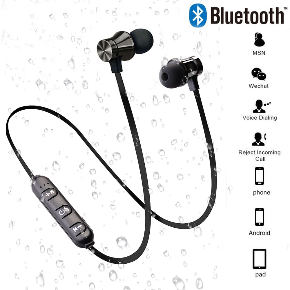 Magnetische Draadloze Bluetooth Oortelefoon XT11 Muziek Headset Telefoon Nekband Sport Oordopjes Oortelefoon Met Microfoon Voor Iphone Samsung Xiaomi
