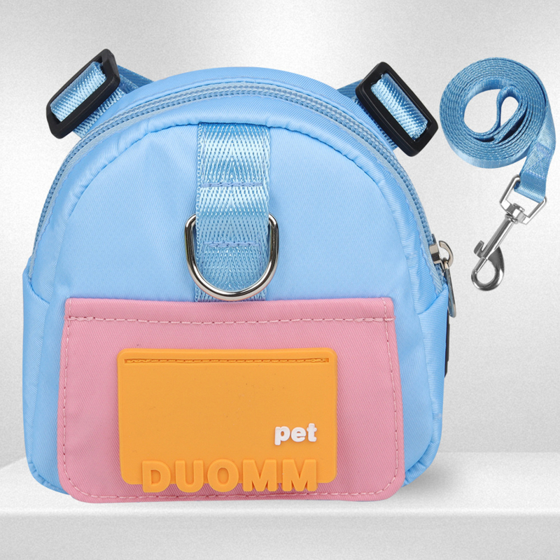 Süße Hunde Rucksack wasserdichte Hunde Welpen tasche mit Geschirr bequeme große Kapazität Snack draussen Haustier liefert Zubehör