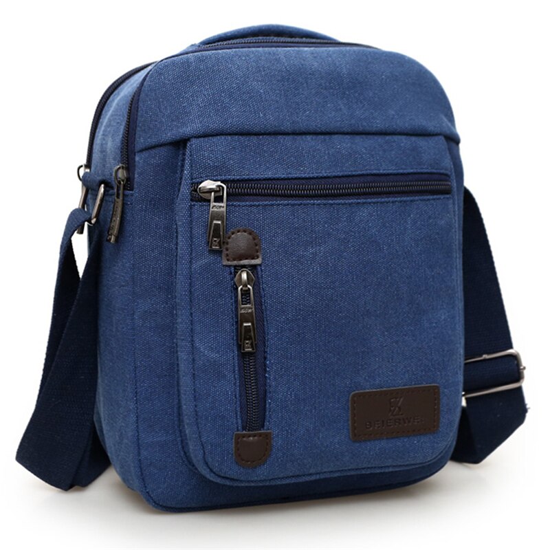 Men's Messenger Bag Crossbody Shoulder Bags Travel Bag Man Purse Small Sling Pack For Work Business Man Bag: blue