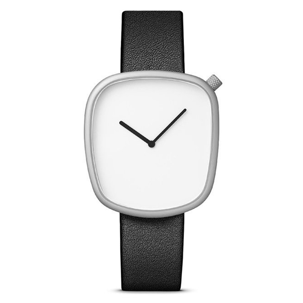Zegarek TOMI minimalistyczny męski kwadratowy modny ultracienki zegarek minimalistyczny damski wysokiej jakości elegancki zegarek kwarcowy zegar prezent: WHITE