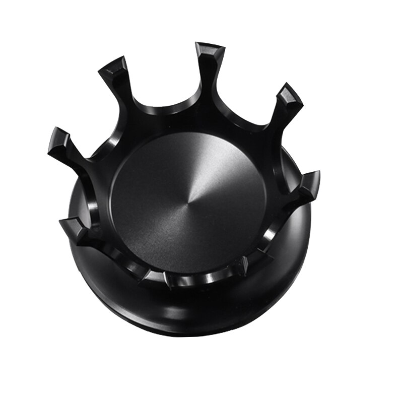 Motorcycle Gas Cap Crown Style CNC Flush Oil Fuel Tank Cap For Sportster 883 1200 Road King Dyna FLST 96