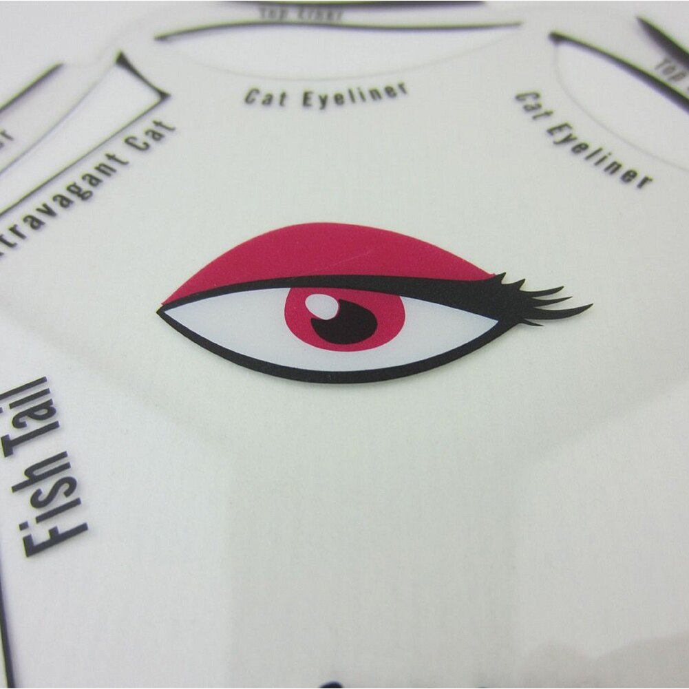 Eyeliner Stencil Tool Eyeliner Model Makeup Eye Helper Draw Eye Liners Guide Card Eyeline Shaping Template Makeup Stencil Kit