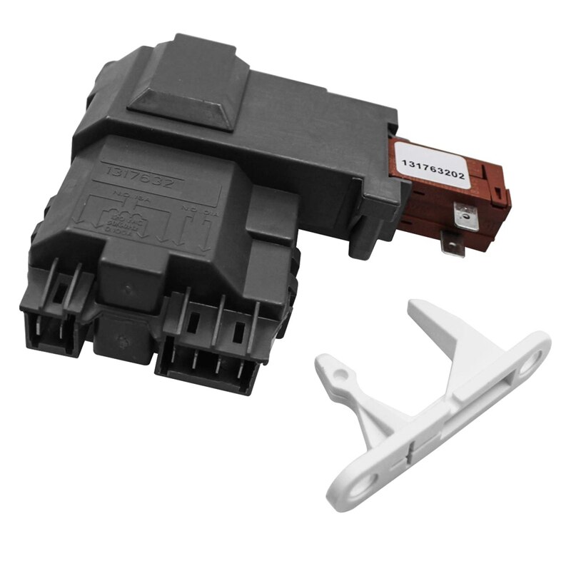 131763202 Washing Machine Door Lock Switch Assembly for Frigidaire, Electrolux 131763256, 0131763202 131269400 131763200 AP44550