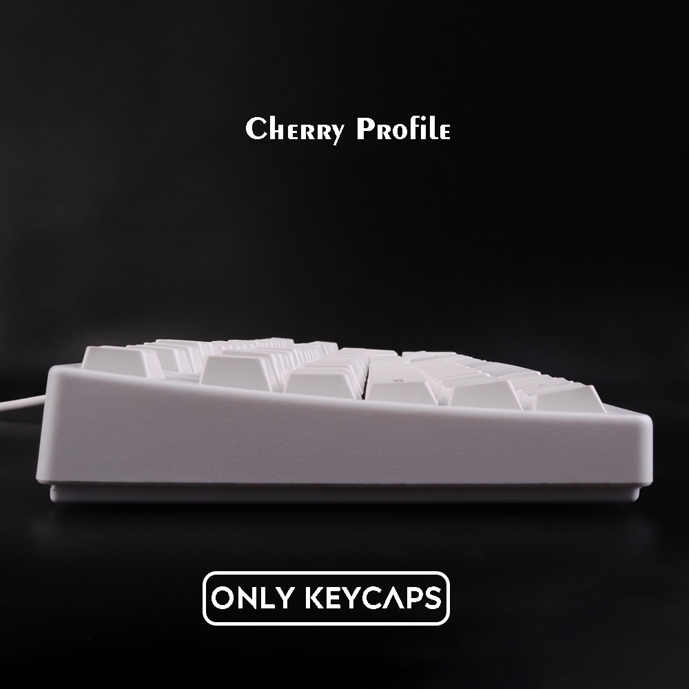 139 Keys PBT Keycap Copy GMK WOB/BOW Cherry Profile Double Shot Keycaps For GMMK iKBC Mechanical Gaming Keyboard