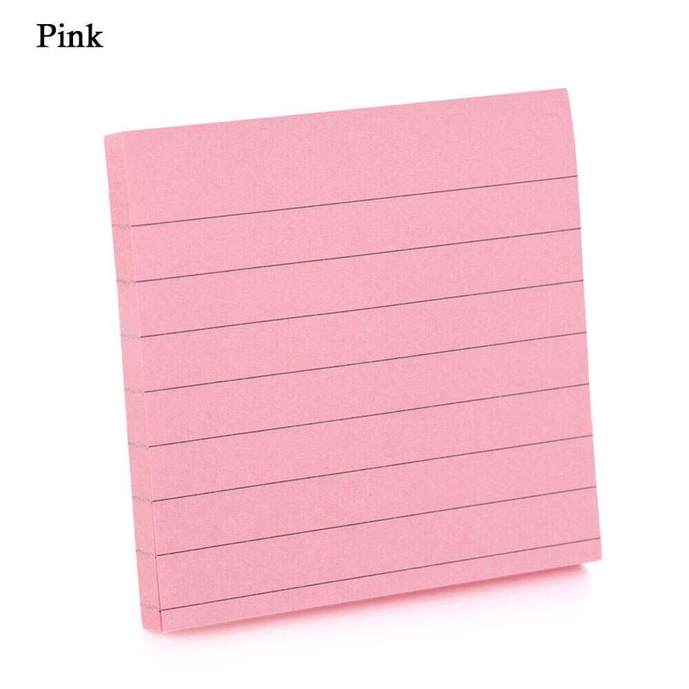 1PC About 80 Pages Office Sticky Notes Memo Pad Bookmark Memo Sticker Paper Adhesive Diary Marker Stationery: pink