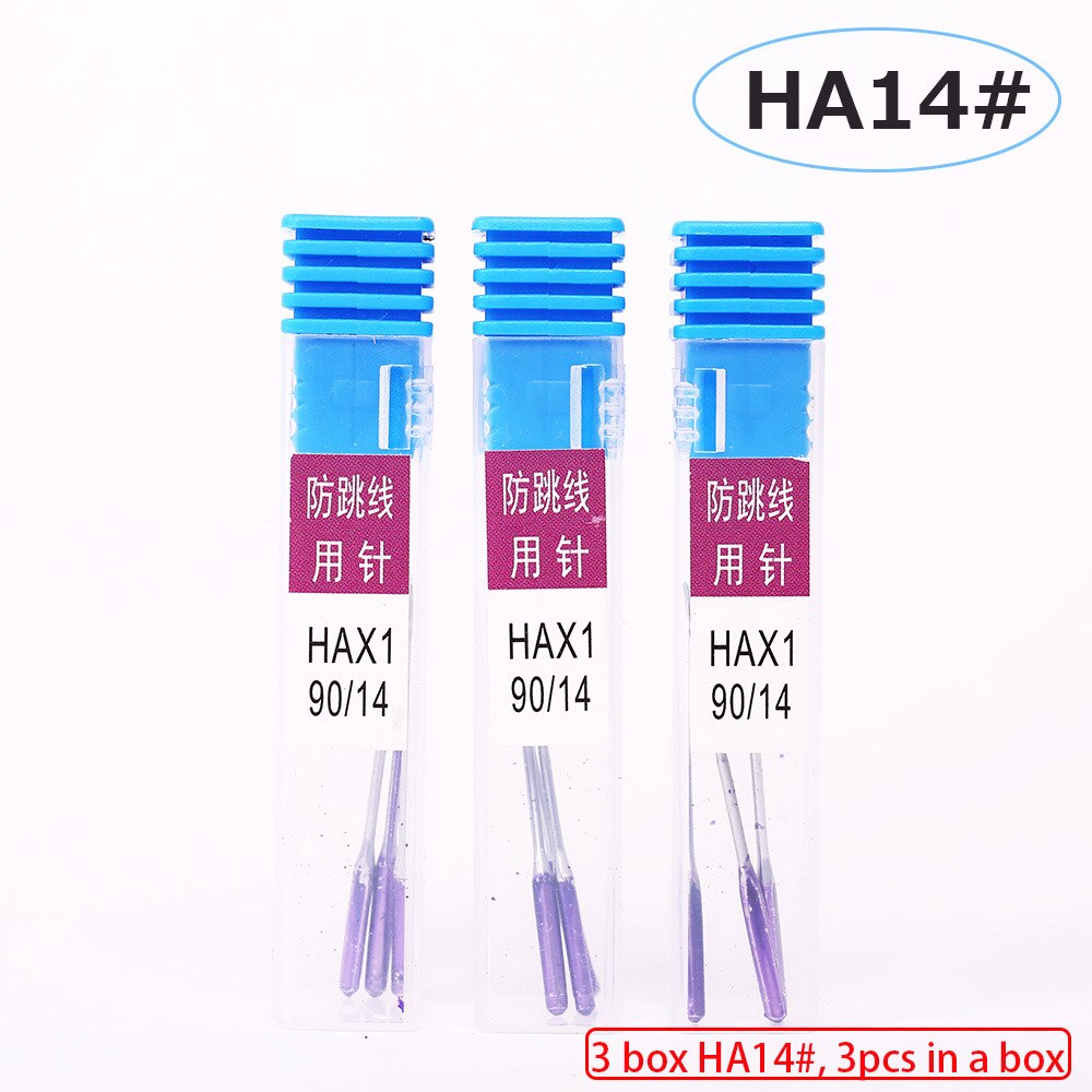 Agujas para máquinas de coser INNE Anti-salto Universal 11/75 14/90 16/100 18/110 Multi-tamaño accesorios de embalaje de acero inoxidable para el hogar: 14