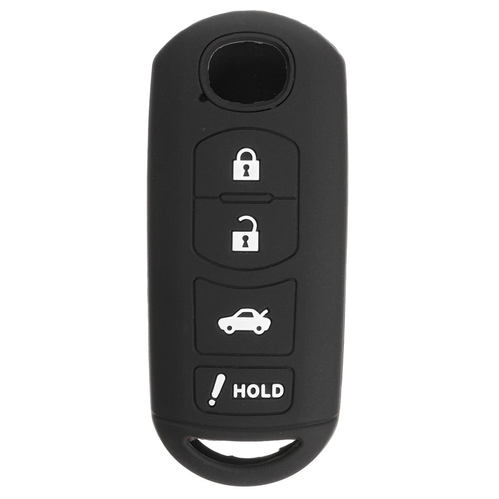 Auto Styling 4 Knop Afstandsbediening Sleutel Cover Siliconen Case Shell Voor Mazda 3 6 MX5 CX-5 CX-7 CX-9