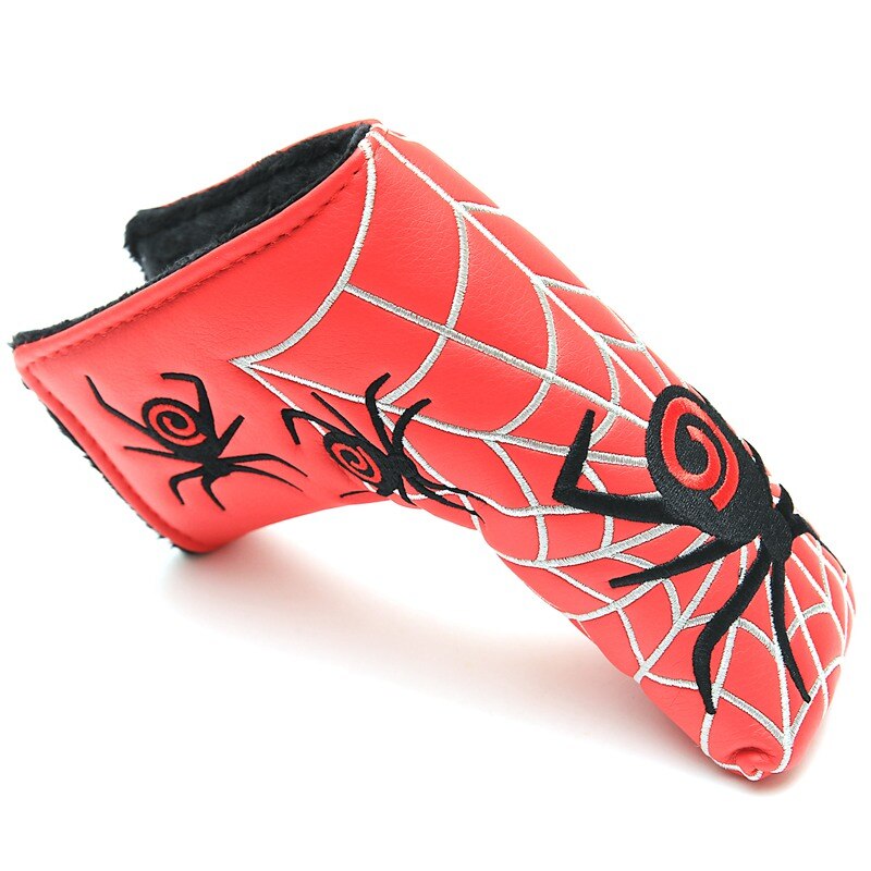 Spider Met Zilveren Web Putter Cover Headcover Voor Scotty Cameron Ping Odyssey Elke Blade Putter Hoofd Covers