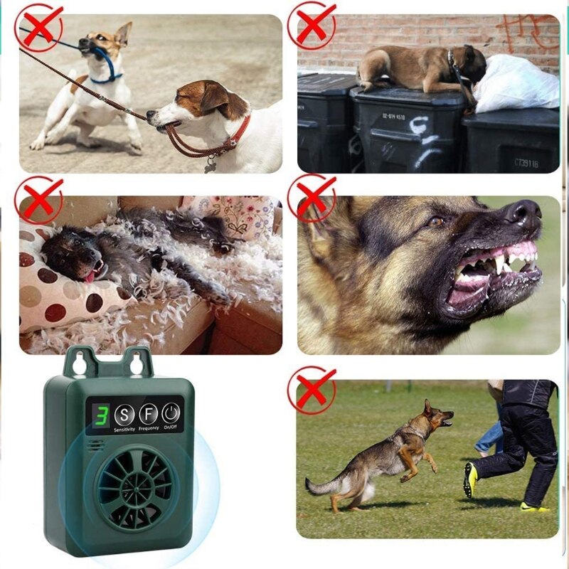 Handheld Ultrasonic Dog Train Ultrasonic Dog Drive Ultrasonic Bark Control 4XFA