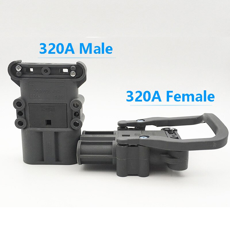 80A/160A/320A RE-MA Battery Connectors 150V Forklift Male female Connector High-Power Charging Industrial Plug For pallet trucks