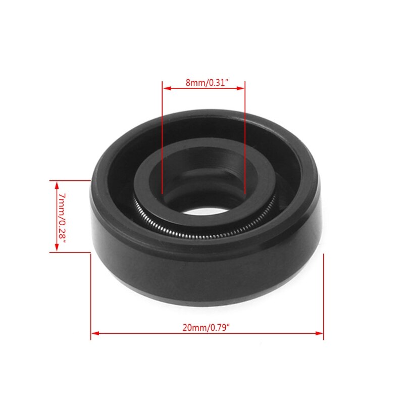 8x20x7mm Wearable Breadmaker Sorbet Machine Blender Repair Parts Oil Seal Ring 19QE