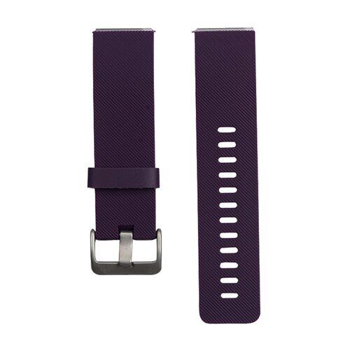 Silicone Rrubber Strap Watchband for Fitbit Blaze Band Replacment Wristband Belt for Correa Fitbit Blaze Bracelet Small Large: Purple / Small
