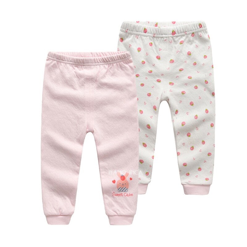 2 Stks/set Baby Broek Winter Herfst Lente Lange Broek Baby Meisjes Jongens Leggings Pasgeboren Katoenen Kleding Baby Baby Pp Broek: pink / 2T