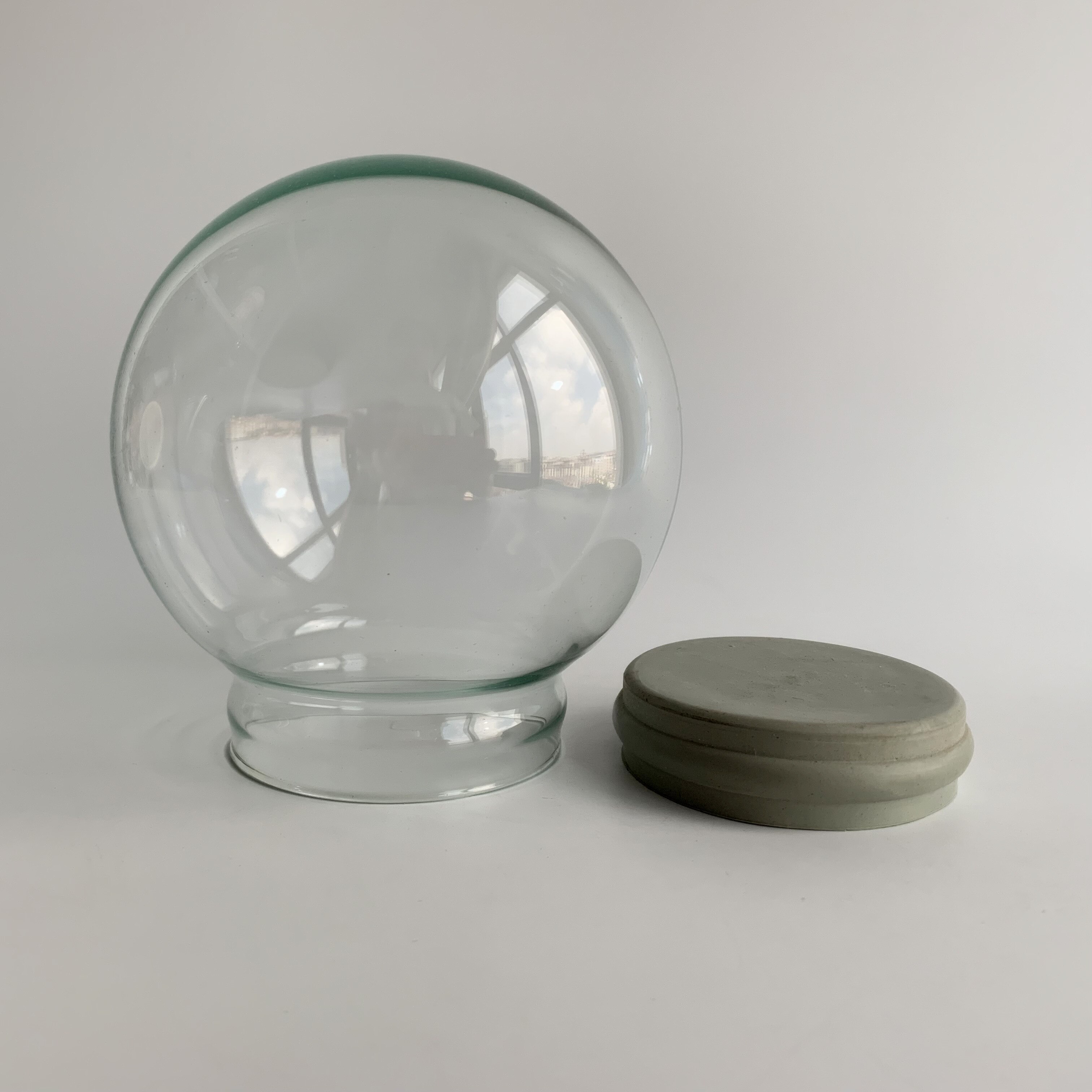 Relatiegeschenk 45/65/80100/120 Mm Diameter Diy Lege Glazen Sneeuwbol (Niet Inbegrepen Rubberen Stop)