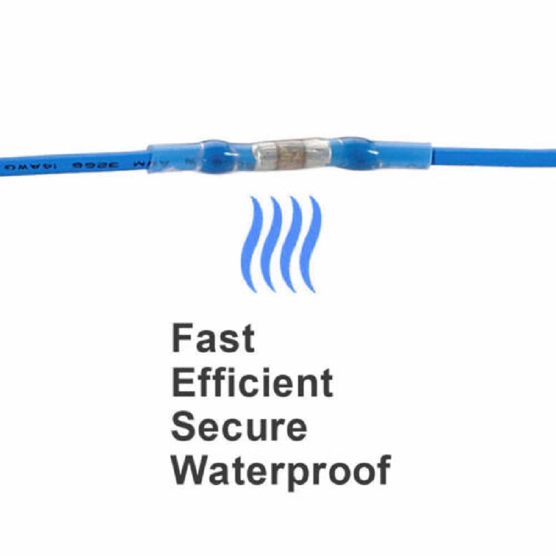 Solder Seal Wire Connectors - Heat Shrink Solder Butt Connectors - Solder Connector Kit - Automotive Marine Insulated