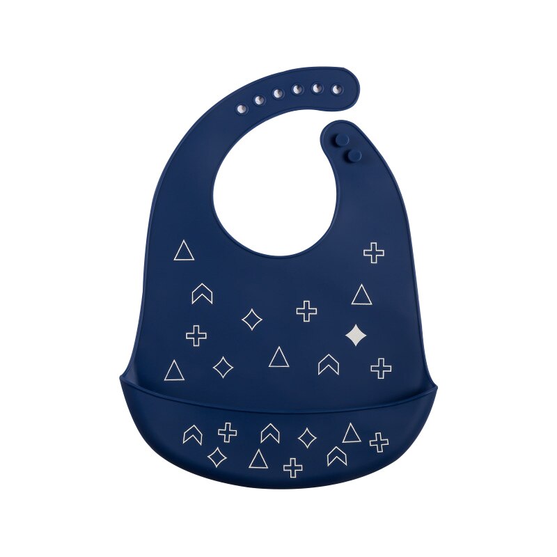 Baby Bib Cartoon Dier Siliconen Slabbetjes Speeksel Handdoek Peuter Jongens Meisjes Verstelbare Schorten Kinderen Burp Kleding: blue