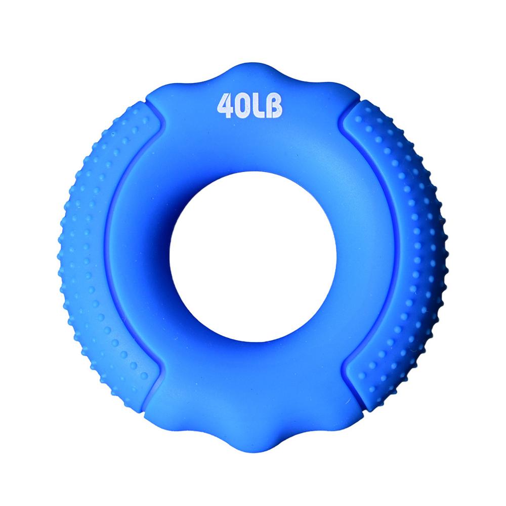 Strength Hand Gripper Grip Silicone Ring Hand Resistance Band Finger Stretcher-Exercise Forearm Wrist Training Carpal Expander: Blue